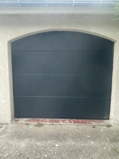 Installation d'une porte de garage motorisée à Fort-Mahon-Plage, Berck, FF - CREABOIS
