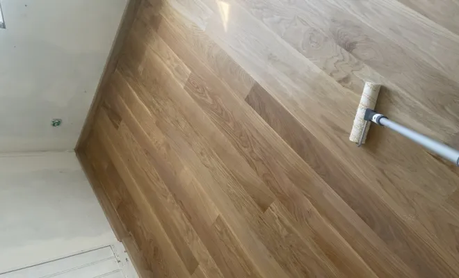 pose de plancher en chêne massif a rue 80120, Berck, FF - CREABOIS
