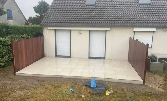 Création meuble extérieur, Berck, FF - CREABOIS